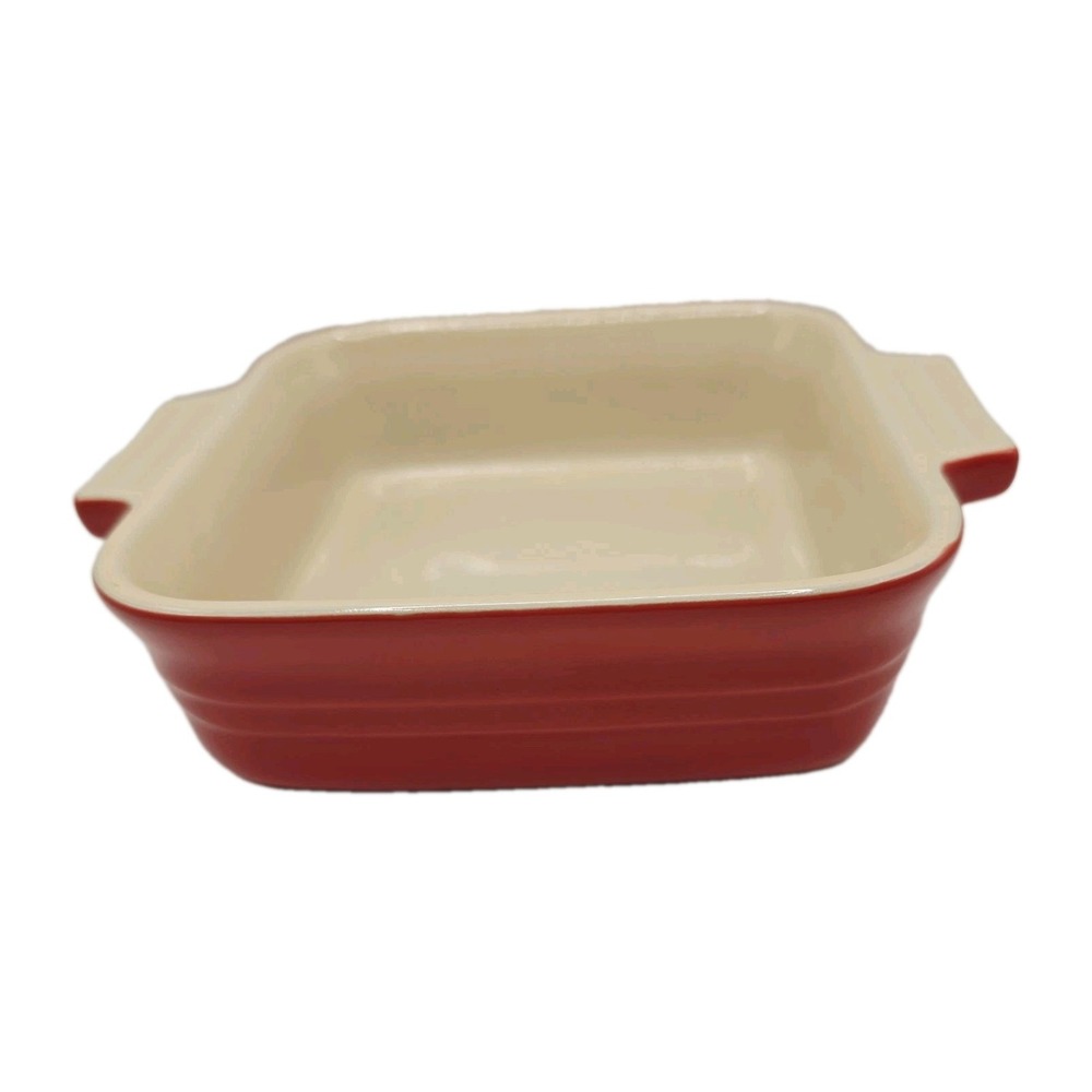 Le Creuset 5.5"/ 14cm Square Baking Dish in CERISE Red